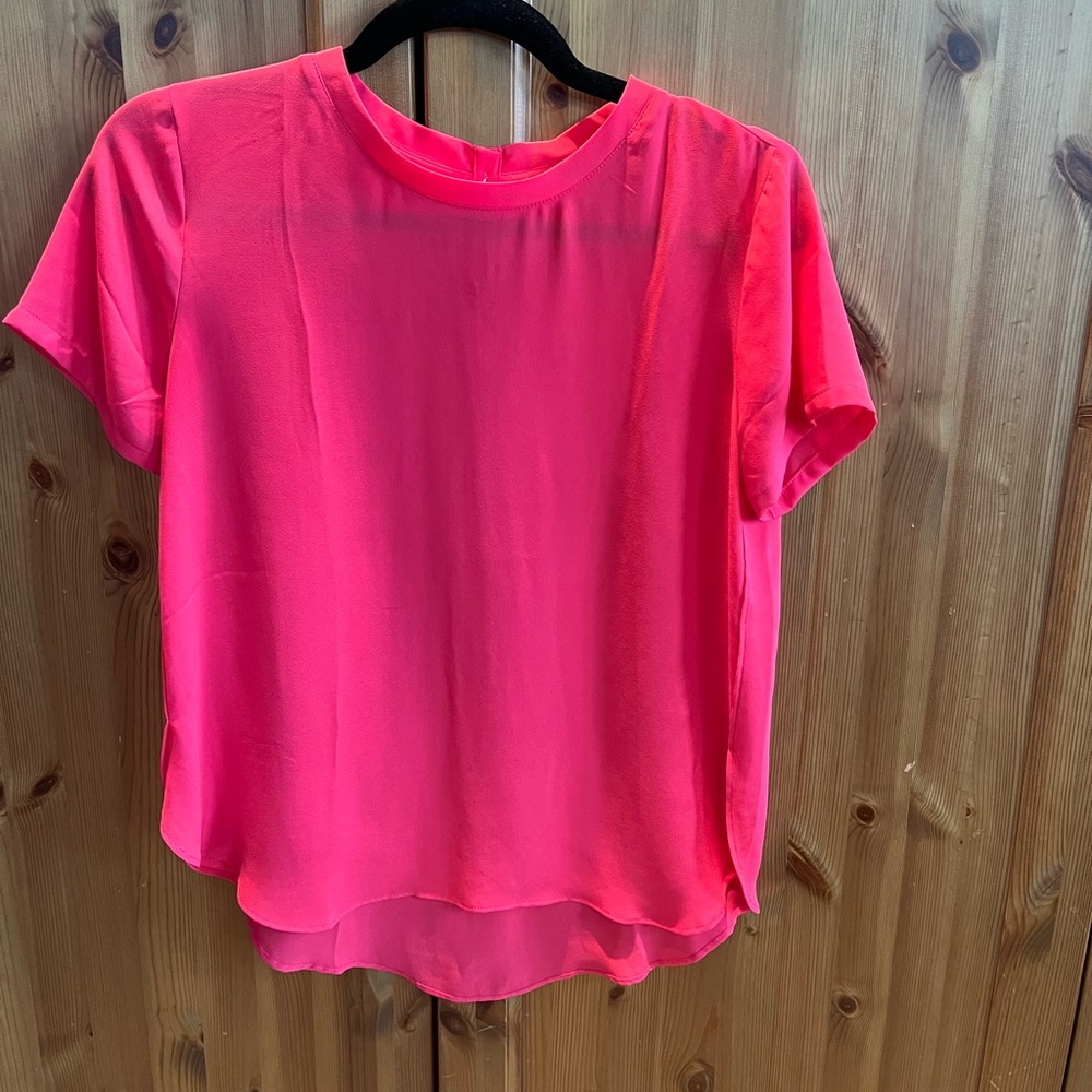 LOFT Pink Blouse size XS